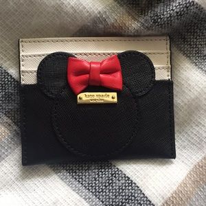 Brand New Kate Spade Mini Mouse Card Case